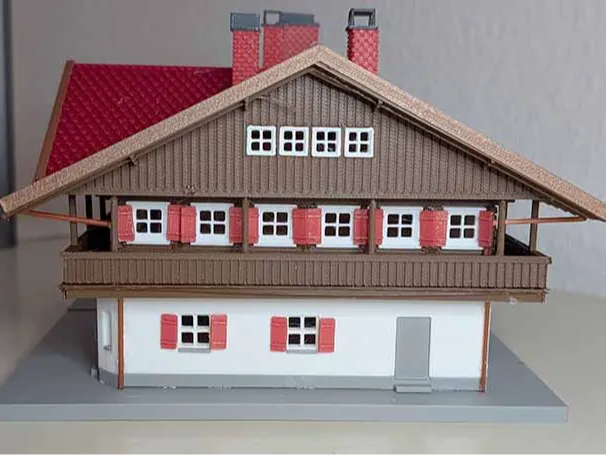 Bayrischzell Station H0 Scale Model Railroad