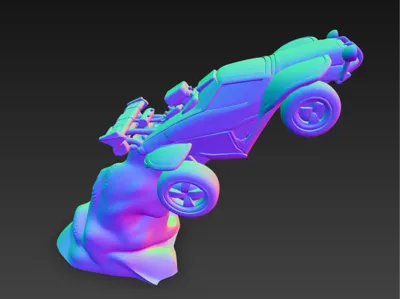 Rocket League 10-year Anniversary Trophy