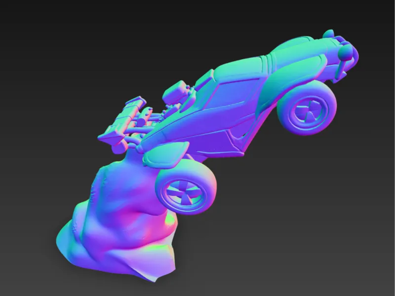 Rocket League 10-year Anniversary Trophy