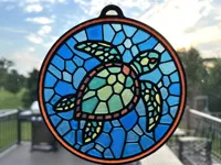 Stained Glass Sea Turtle - 0.2mm layer, 2 walls, 100% infill