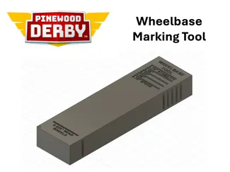 Pinewood Derby Wheelbase Tool