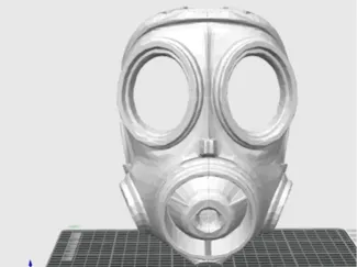 S10 gas mask  hood attachable