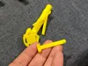 A separate locking accessory, aesthetically pleasing when expanded, but not as convenient as a single-piece design