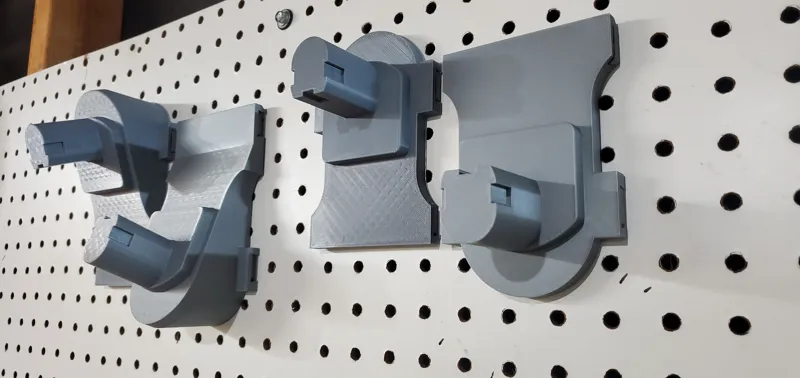 Ryobi Power Tool Pegboard Holder with two rails