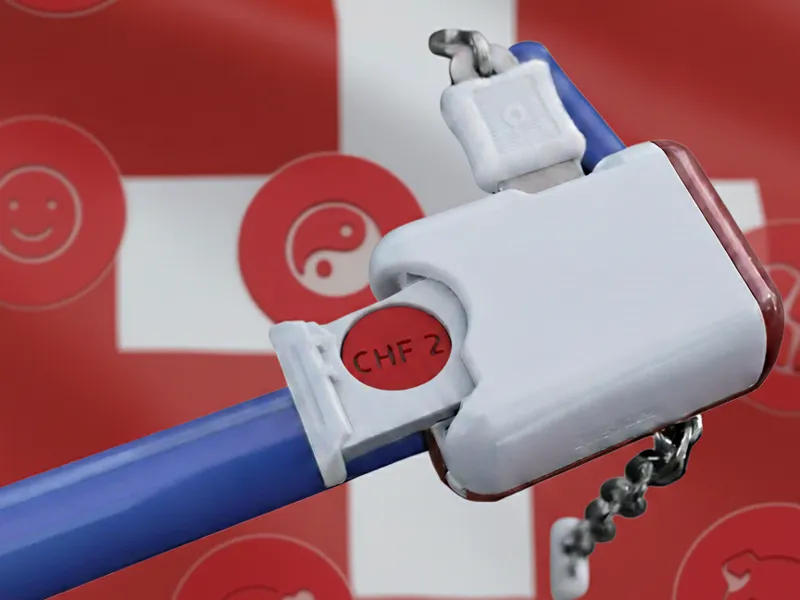 Fun Custom Shopping Cart Coin - Switzerland