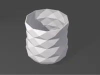 Vase low poly 140 mm — photo 2