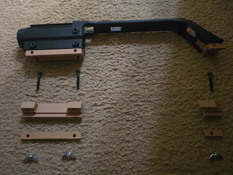 Airsoft G36 Carry Handle picatinny Adapter