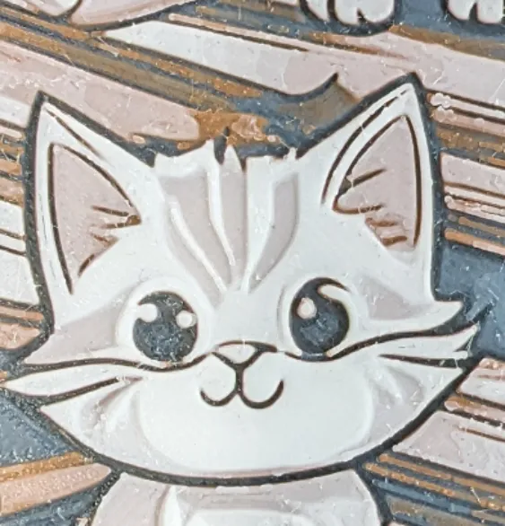 Kitten bookmark - HueForge print