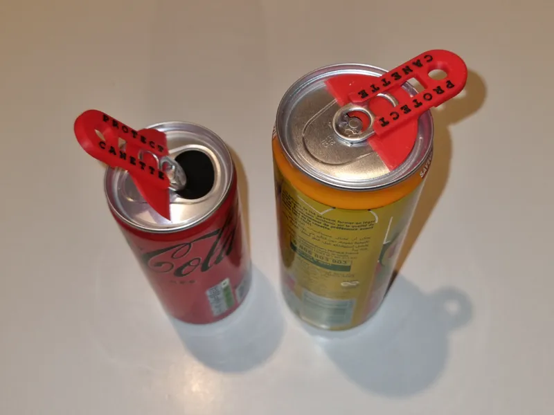 Protège canette aluminium