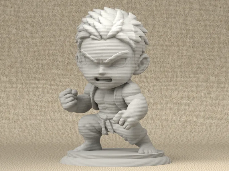 Akaza From Demon Slayer Inspired Chibi Figure
