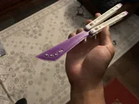 Alt Blade from the shower balisong