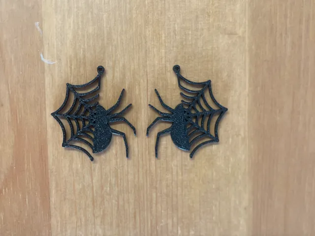 spider earrings
