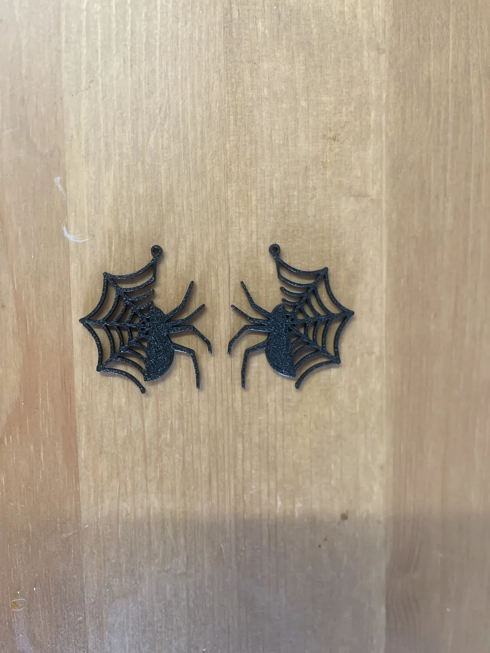 spider earrings view 2