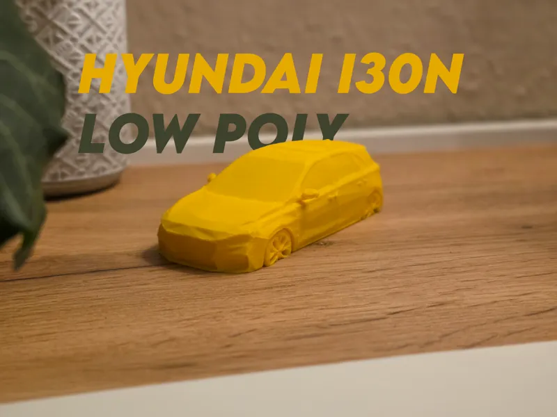 Hyundai i30N Low Poly