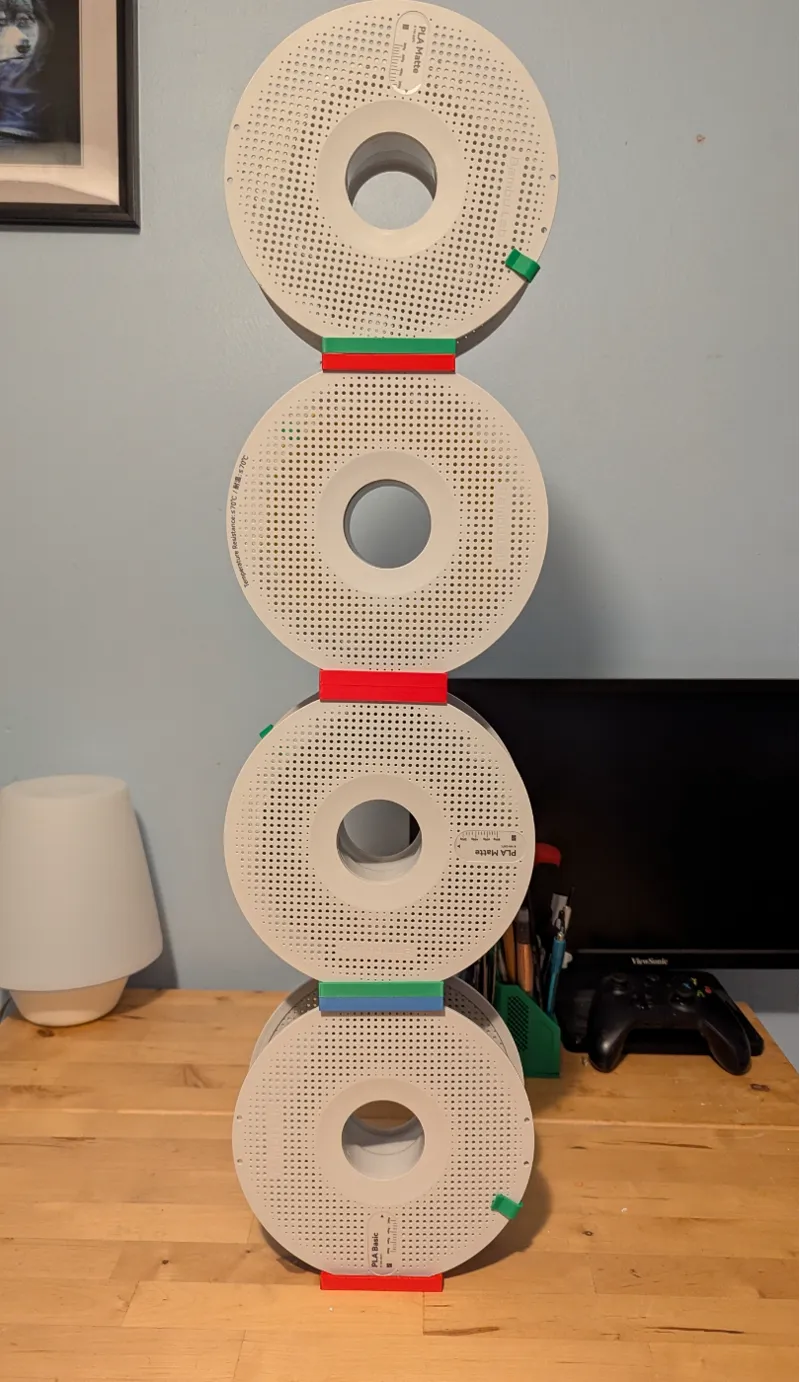 Stacking stand for bambulab spool - stackable