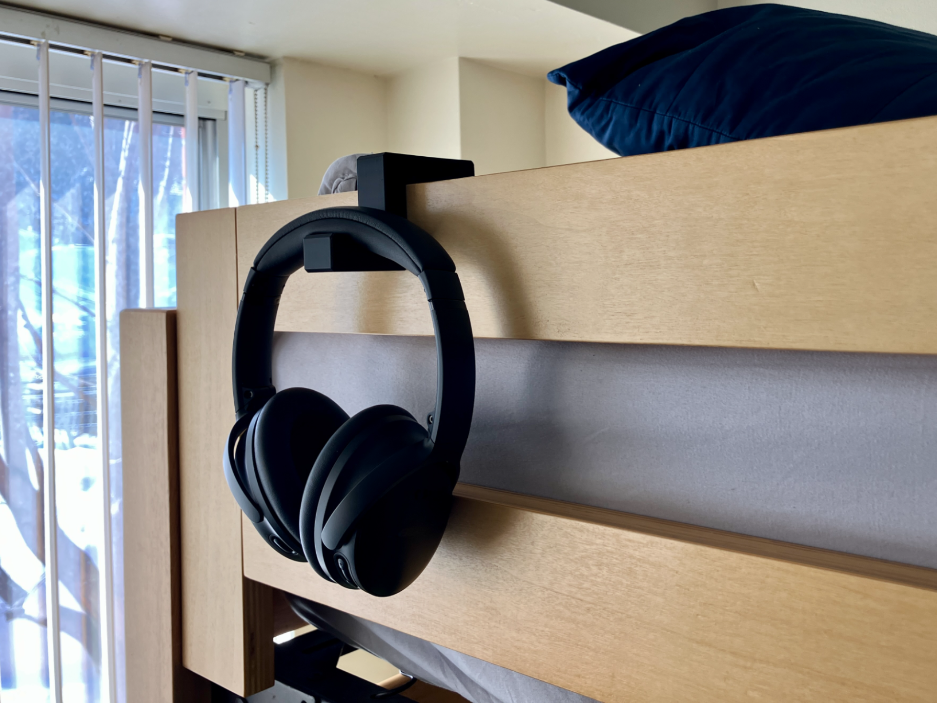 Clamp-On Headphone Holder