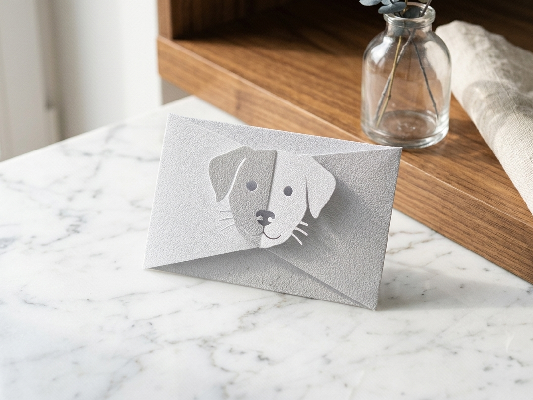Cute Dog Envelope (Enveloppe Chien)