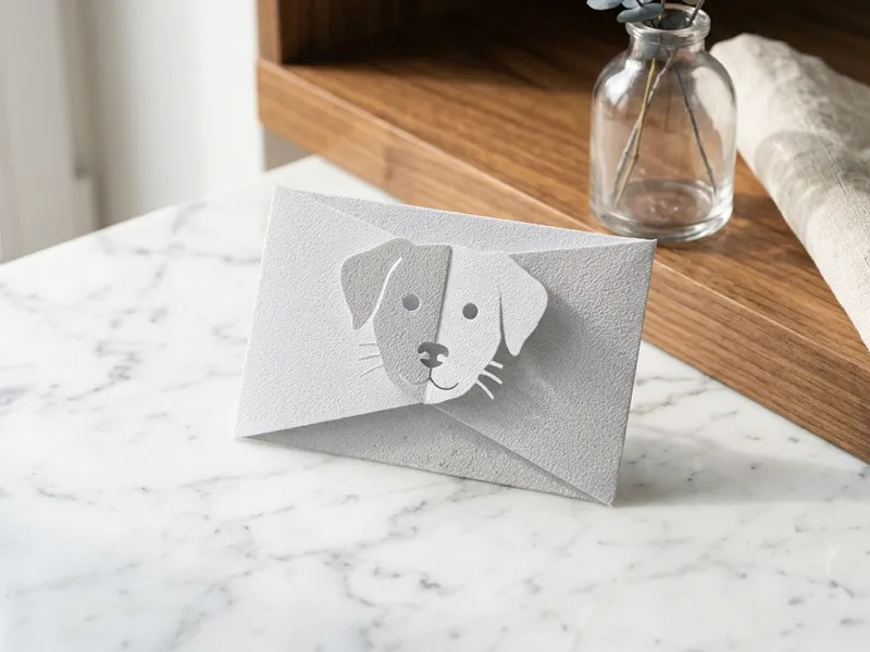 Cute Dog Envelope (Enveloppe Chien)