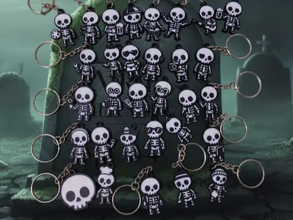 Skeleton keyrings