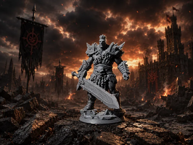 Soulreaver Vanguard – Savage Barbarian 40mm