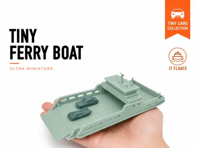 Tiny Ferry Boat - Mini Cars Series