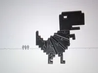 Flexi T-Rex chromé — photo 1