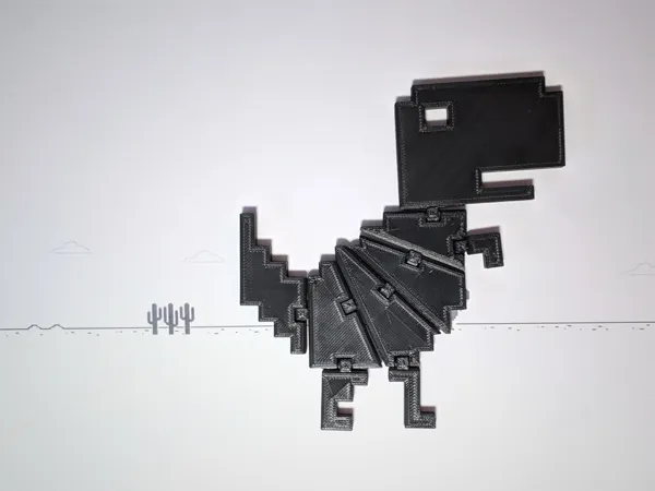 Flexi T-Rex chromé