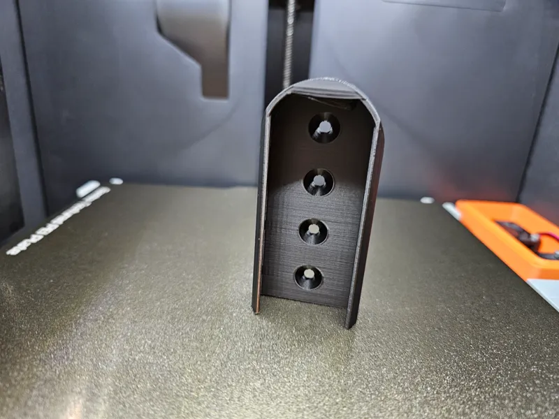 Chromecast remote under desk holder - short