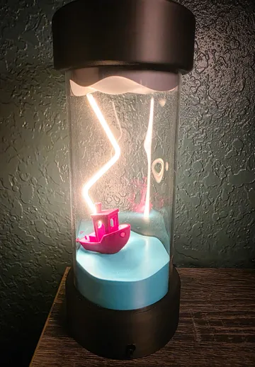 Accesorio de iluminación decorativa: Ocean Lightning Lamp — vista de referencia 3