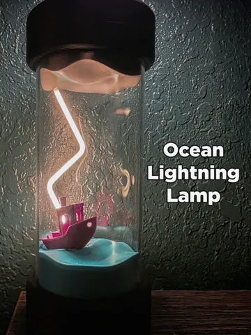 Accesorio de iluminación decorativa: Ocean Lightning Lamp — vista de referencia 2