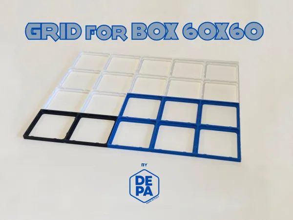 Grille modulaire pour boîtes de rangement