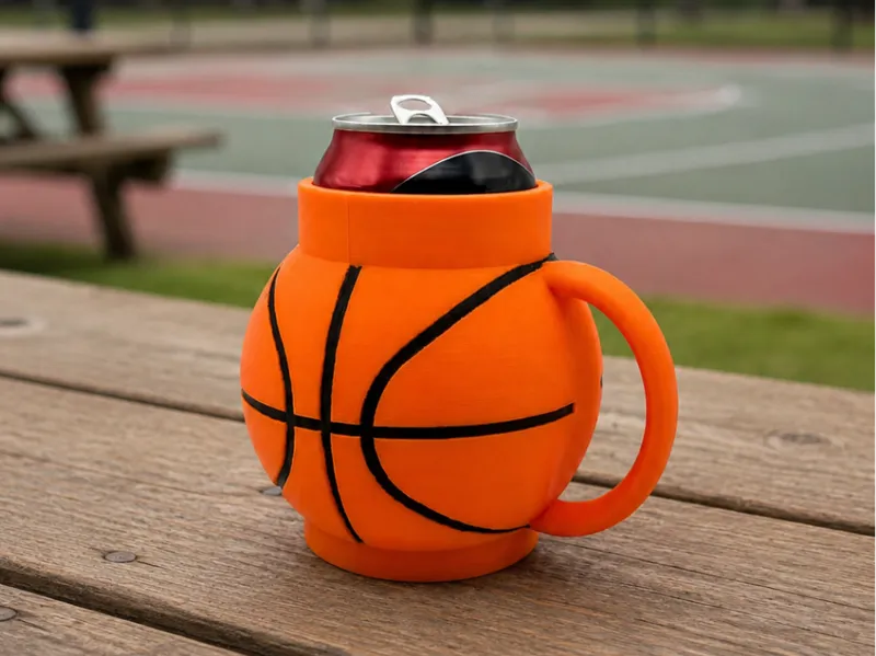 Basketball Can Holder - Courtside Can Koozie