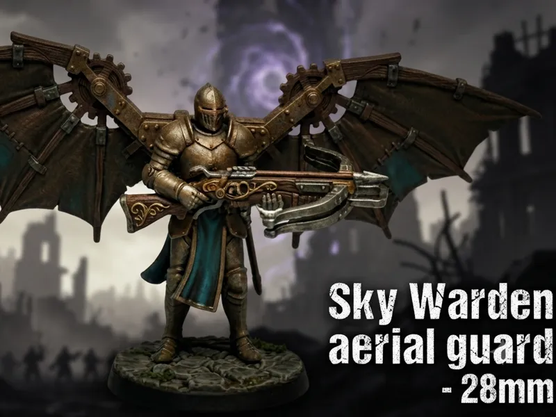 Sky Warden aerial guard for tabletop/DnD -28mm