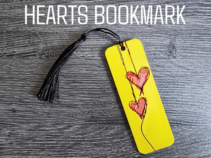 Bookmark - hearts