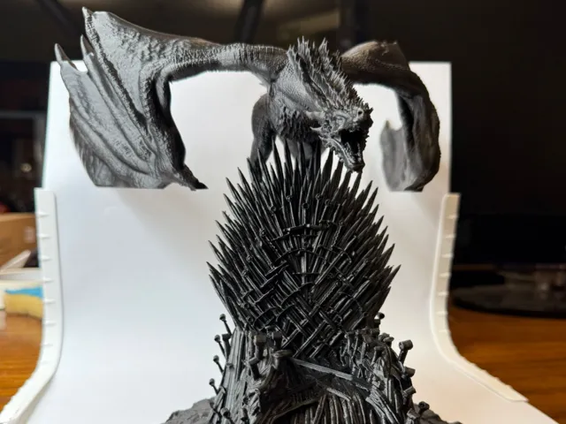 Iron Throne with dragon