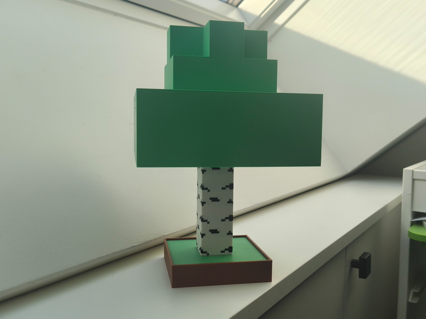 Minecraft birch bonsai tree