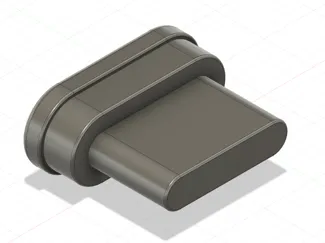 Dust cover for Apple lightning charging port