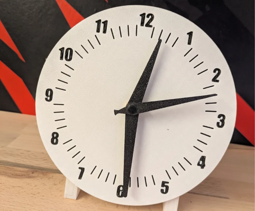 Simple clock by LUCKYFAKI - MakerWorld
