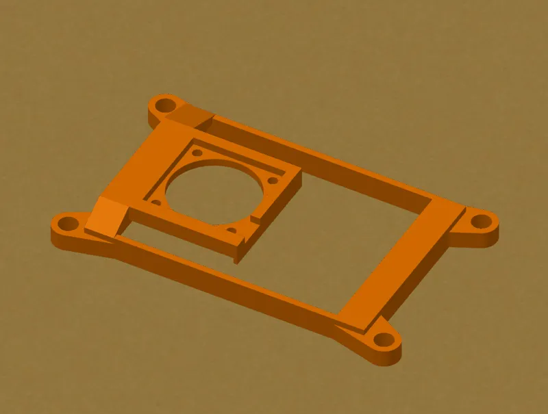 Sp5 Pi Screen 3.5" with 30mm fan mount