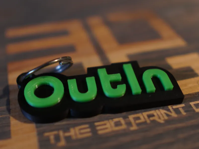 Outin "Coffee Goes Places" KeyRing