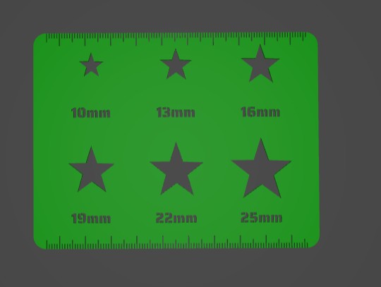 Miniatura 2 do modelo 3D Parametric Stencil Template Maker