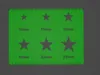 Stars 1.5mm thick 10-25mm | 0.2mm layer, 2 walls, 15% infill