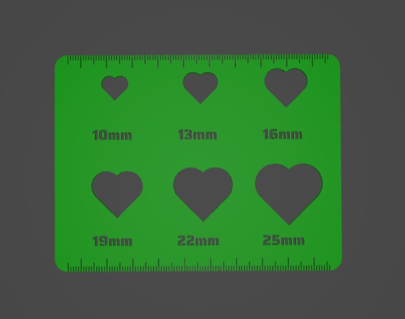 Miniatura 4 do modelo 3D Parametric Stencil Template Maker