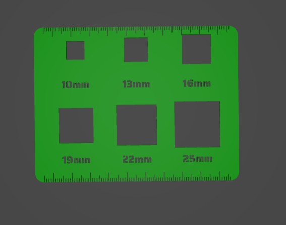 Miniatura 5 do modelo 3D Parametric Stencil Template Maker