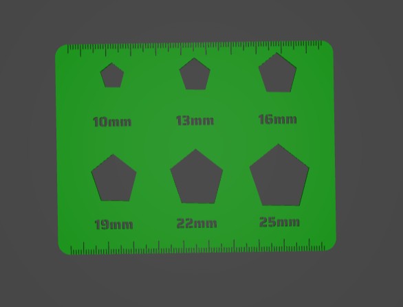 Miniatura 10 do modelo 3D Parametric Stencil Template Maker