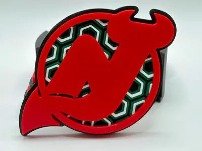 New Jersey Devils Hexagon Coaster