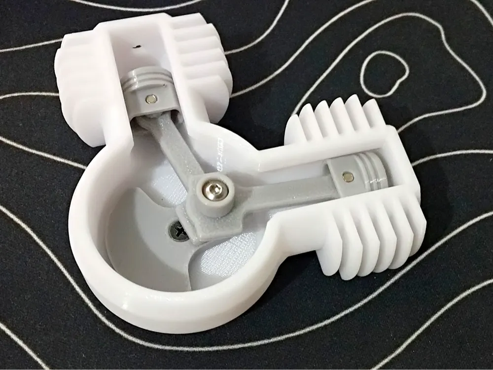 V-twin 90° engine fidget by simon14vu MakerWorld: Download Free 3D Models