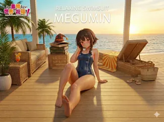 [Explosive Cuteness!] Relaxing Swimsuit "Megumin" 