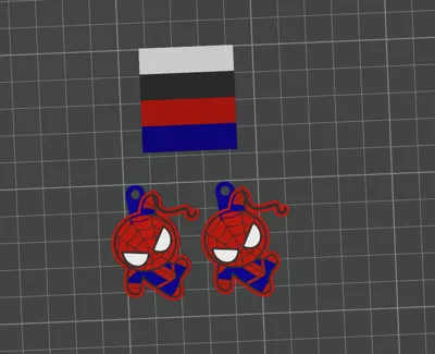 Spiderman Keychain - Free 3D Print Model - MakerWorld