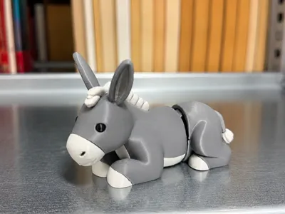Print your flexi buddy - Donkey + keychain